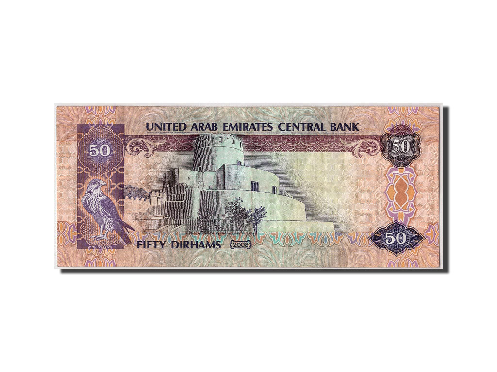 Emirati Arabi Uniti, 50 Dirhams, 2008, BB