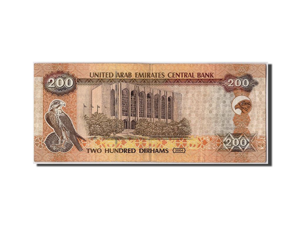 United Arab Emirates, 200 Dirhams, 2004, KM #31a, VF(20-25), 098528203