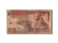 Jordan, 5 Dinars, 2002, KM #35a, VF(20-25)