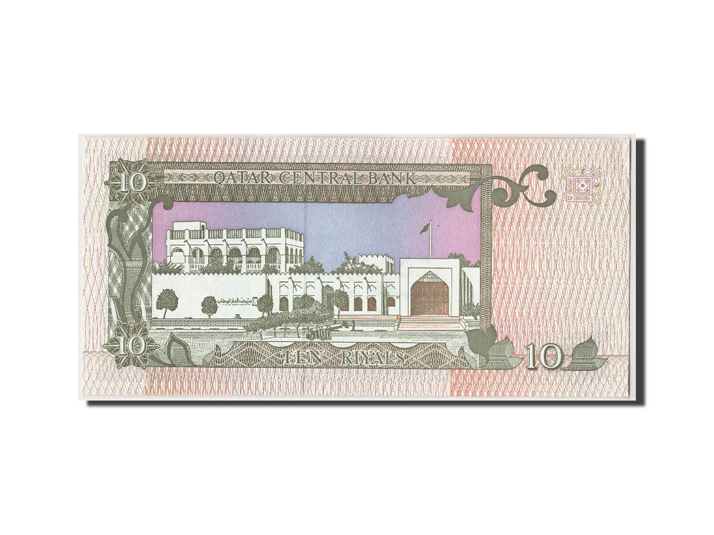 Qatar, 10 Riyals, KM #16b, UNC(65-70)