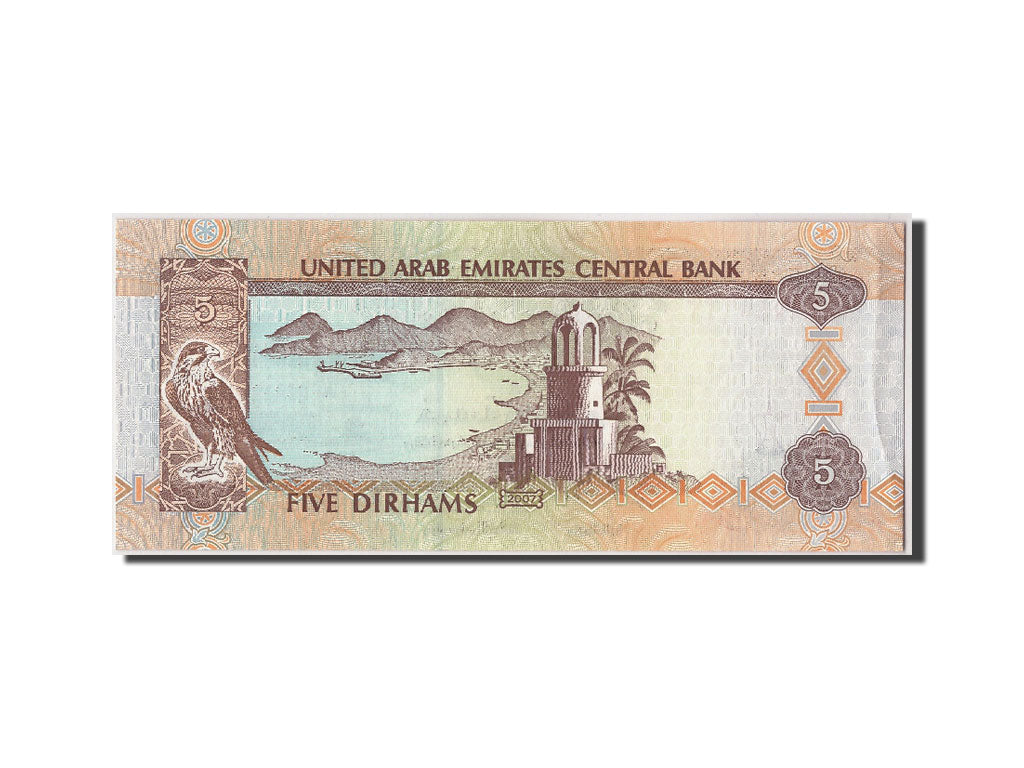 Emirati Arabi Uniti, 5 Dirhams, 2007, SPL