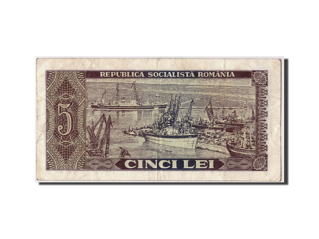 Romania, 5 Lei, 1966, KM #93a, VF(20-25), A.0045 899271