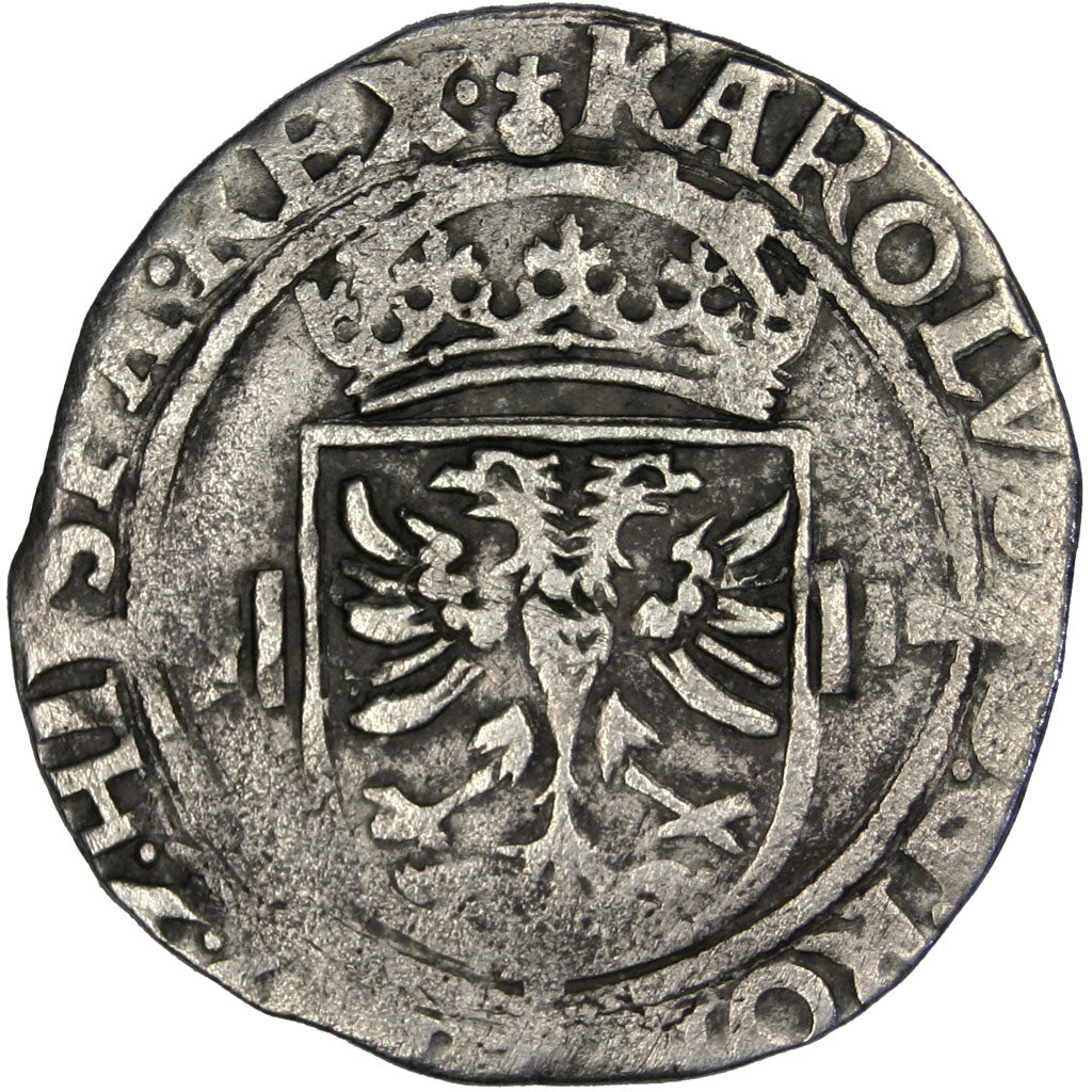 Belgium, 1/2 Réal, Anvers, VF(30-35), Silver, Boudeau #2296, 2.93