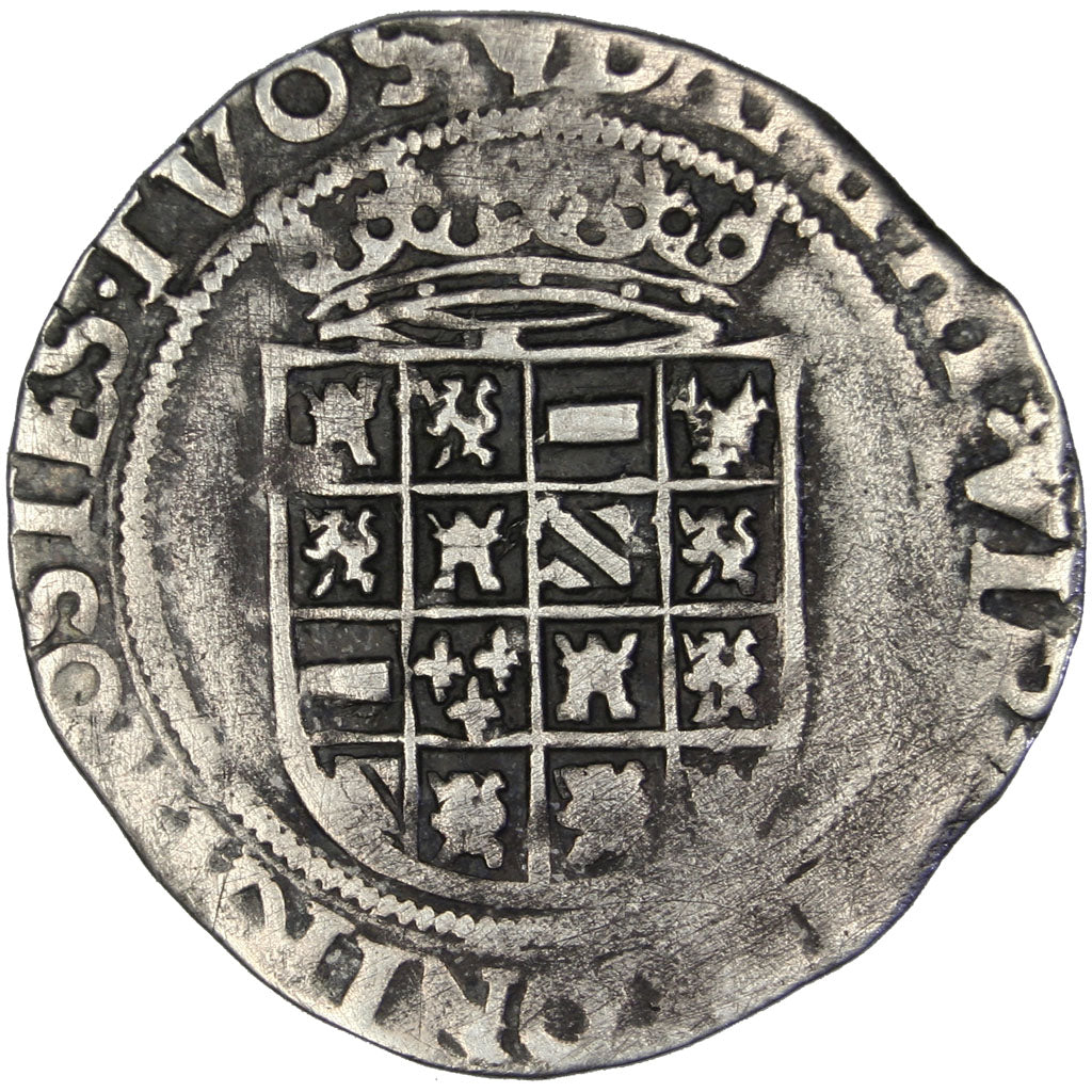 Belgium, 1/2 Réal, Anvers, VF(30-35), Silver, Boudeau #2296, 2.93
