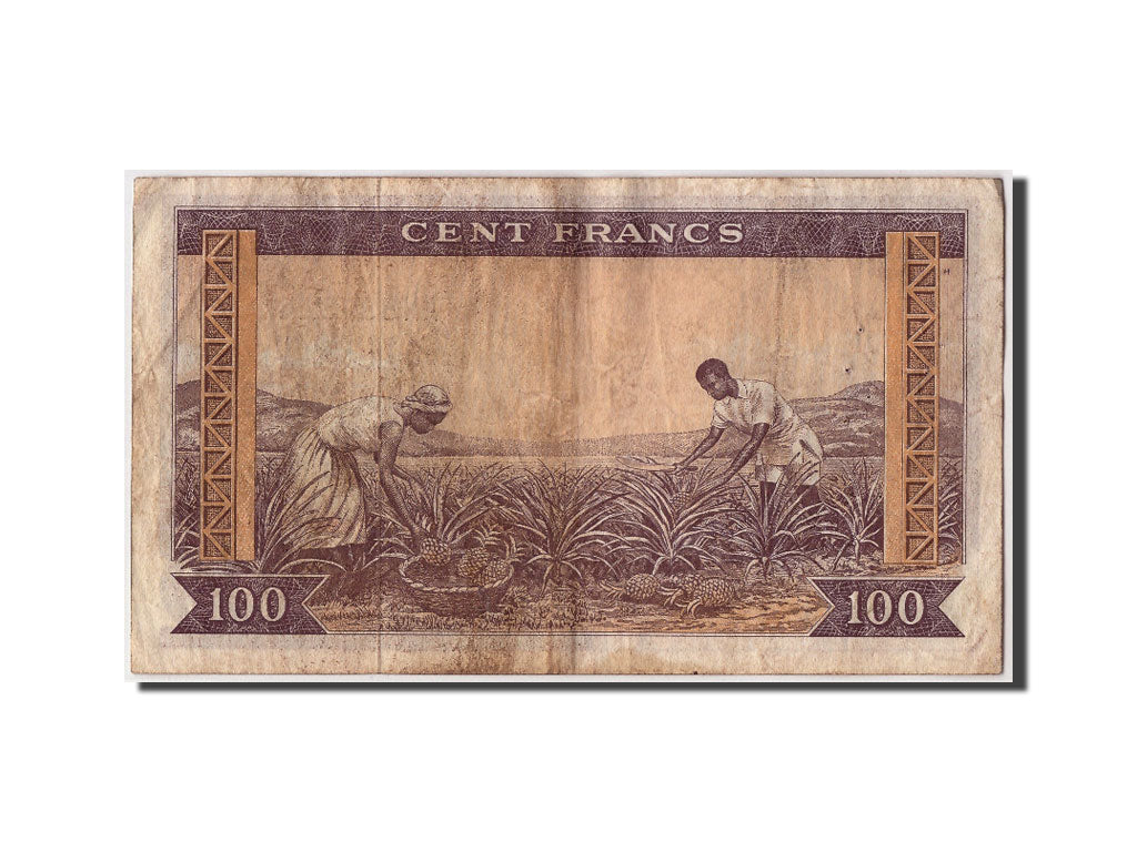 Guinea, 100 Francs, 1960, KM #13a, 1960-03-01, VF(20-25), AN887314