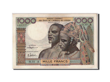 Billet, West African States, 1000 Francs, 1961, 1961-03-20, SPL