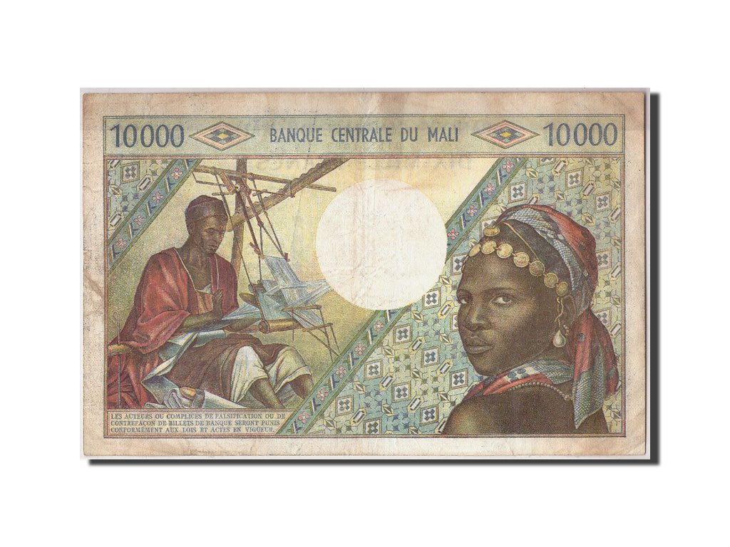 Banknote, Mali, 10,000 Francs, VF(20-25)