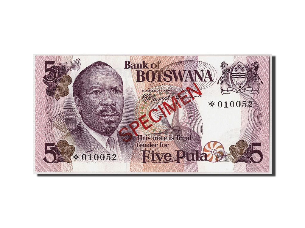 Banknote, Botswana, 5 Pula, UNC(65-70)