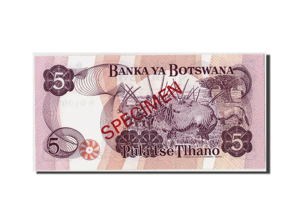 Banknote, Botswana, 5 Pula, UNC(65-70)
