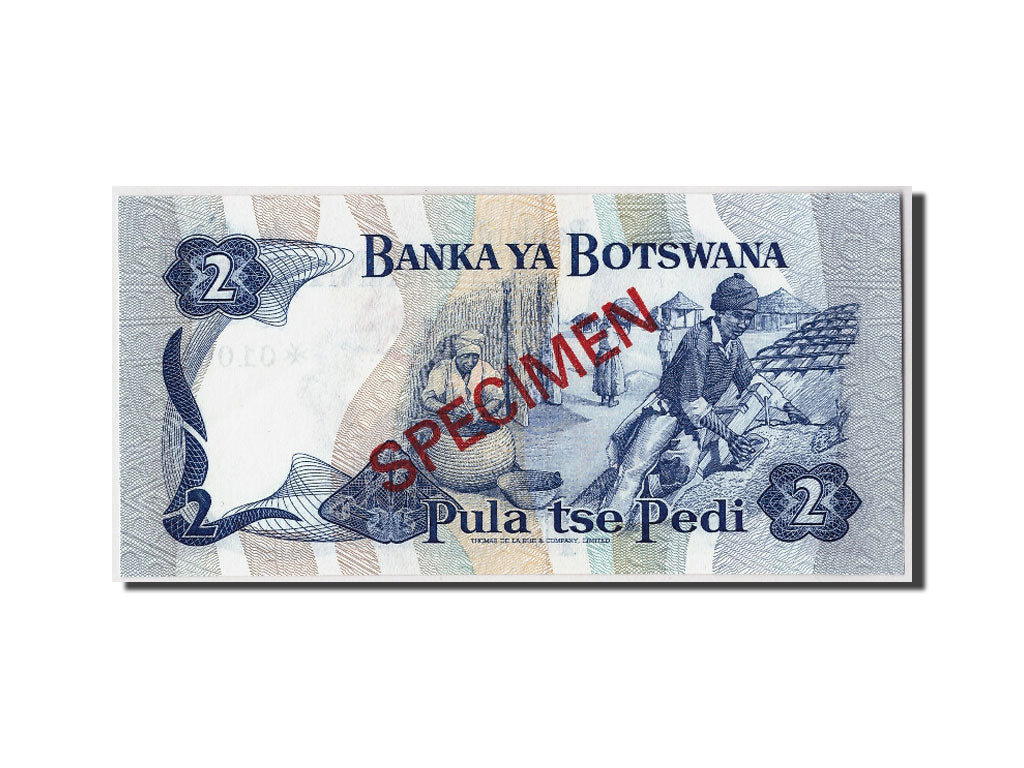 Biljet, Botswana, 2 Pula, NIEUW