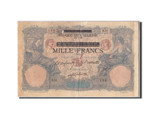 Biljet, Tunisië, 1000 Francs on 100 Francs, 1892-07-12, TTB