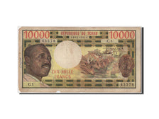 Chad, 10,000 Francs, KM #1, C.1 45578
