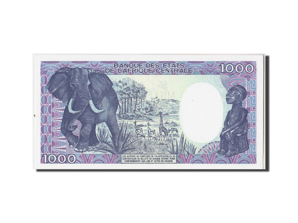 Banconote, Camerun, 1000 Francs, 1986, 1986-01-01, FDS