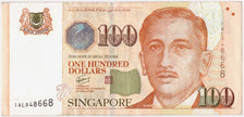 Singapore, 100 Dollars, KM #42, EF(40-45), 1AL948668