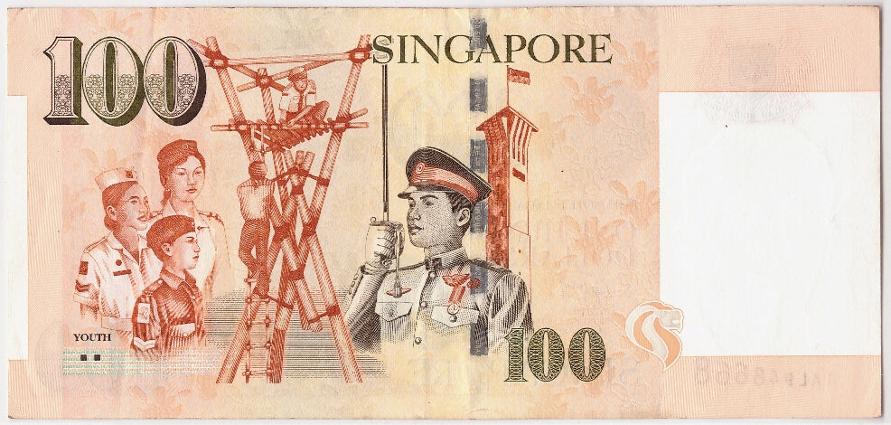 Singapore, 100 Dollars, BB