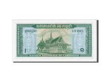 Banknote, Cambodia, 1 Riel, UNDATED (1956-75), Undated, KM:4c, UNC(65-70)
