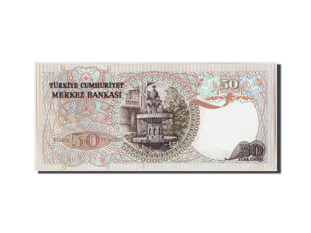 Banknote, Turkey, 50 Lira, L.1970 (1976), Undated, KM:188, UNC(65-70)