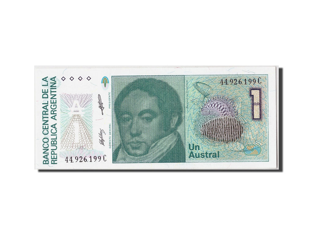 Banknote, Argentina, 1 Austral, Undated (1985-89), Undated, KM:323b, UNC(65-70)