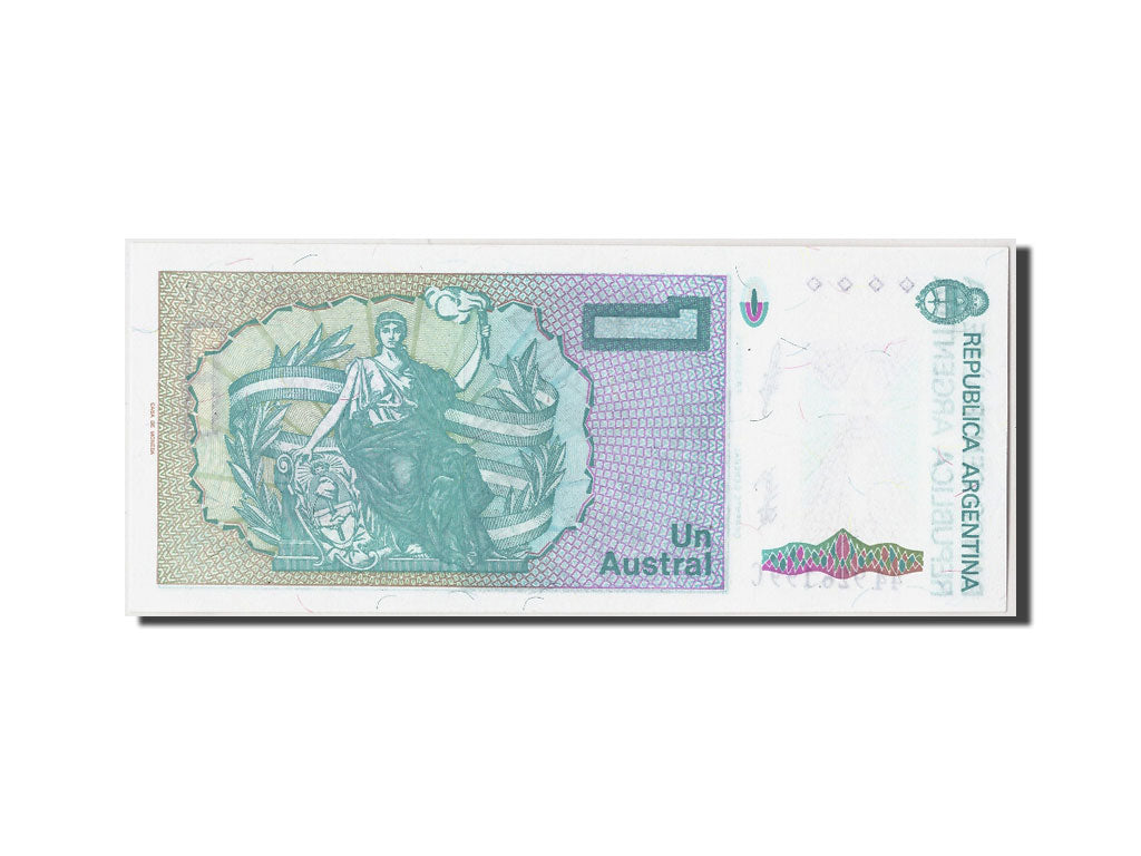 Banknote, Argentina, 1 Austral, Undated (1985-89), Undated, KM:323b, UNC(65-70)