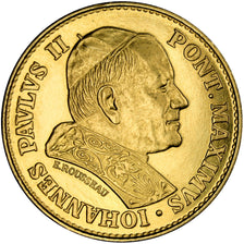 Médaille module 20 Francs or, visite en France de Jean-Paul II, 1980
