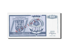 Croazia, 100 Dinara, 1992, KM:R3s, Undated, FDS
