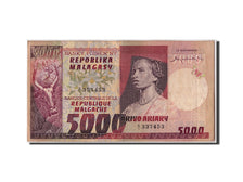 Madagascar, 5000 Francs = 1000 Ariary, Undated, KM:66a, Undated, VF(20-25), A...