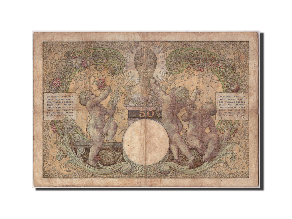 Banknote, Madagascar, 50 Francs, Undated, Undated, KM:38, VF(20-25)