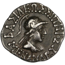 Bactriane (Kingdom of), Menander (160-140 BC), Drachm, EF(40-45), Silver, 2.42
