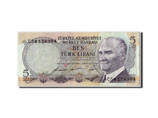 Banknote, Turkey, 5 Lira, L.1930 (8.1.1968), Undated, KM:179, AU(50-53)