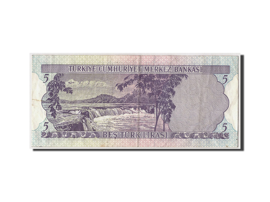 Banknote, Turkey, 5 Lira, L.1930 (8.1.1968), Undated, KM:179, AU(50-53)