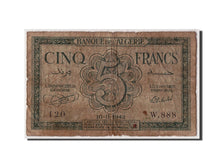 Algeria, 5 Francs, 1942, 1942-11-16, KM:91, VG(8-10)