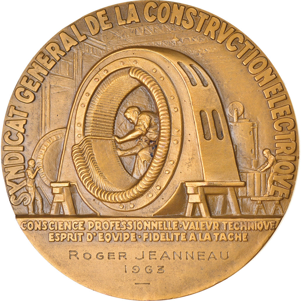France, Medal, Syndicat Général de la Construction Electrique, Business &