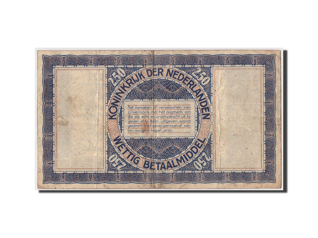 Banknote, Netherlands, 2 1/2 Gulden, 1938, 1938-10-01, KM:62, VF(20-25)
