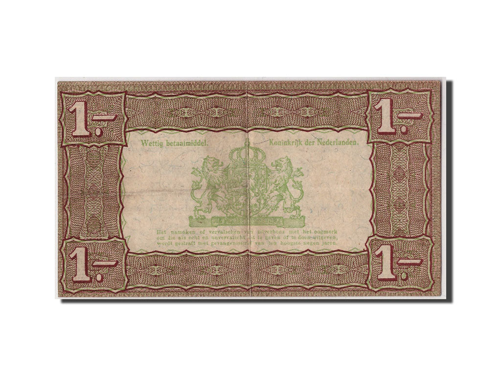 Banknote, Netherlands, 1 Gulden, 1938, 1938-10-01, KM:61, EF(40-45)