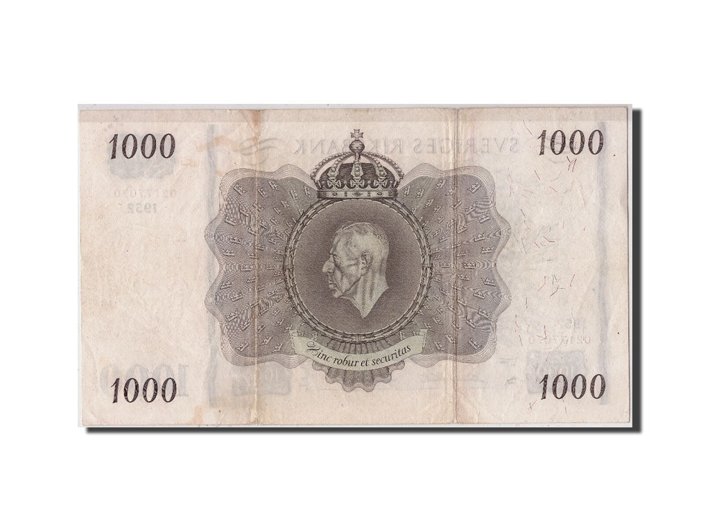 Banknote, Sweden, 1000 Kronor, 1952, Undated, KM:46a, EF(40-45)