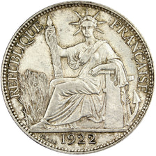 Monnaie, Indochine Française, 20 Cents, 1922, Paris, SUP, Argent, Lecompte:222
