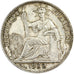 Moneda, Indochina francesa, 20 Cents, 1922, Paris, EBC, Plata, Lecompte:222