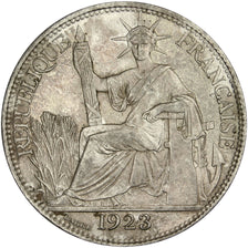 Indochine, 20 Cent, 1923, Paris, MS(63), Silver, Lecompte #223, 5.48