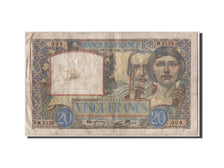 Banknote, France, 20 Francs, 20 F 1939-1942 ''Science et Travail'', 1940