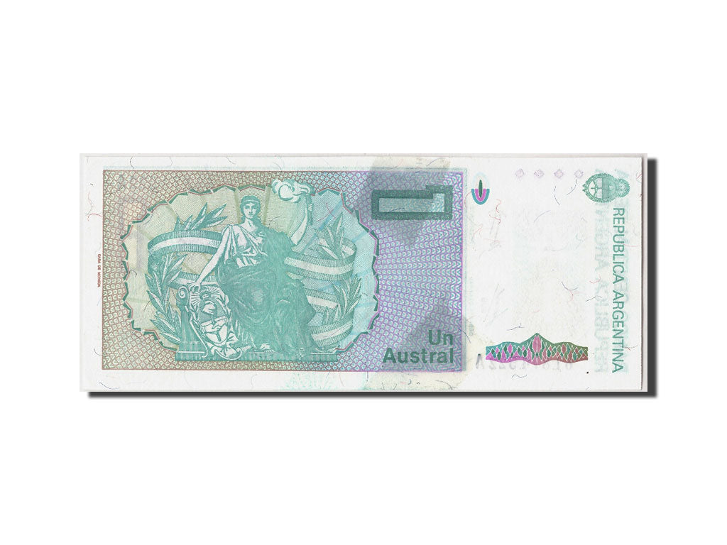 Billete, 1 Austral, Undated (1985-89), Argentina, KM:323a, Undated, EBC+