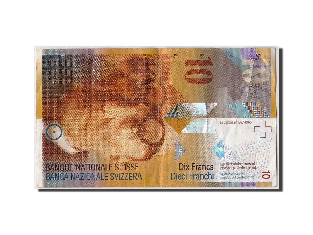 Svizzera, 10 Franken, (19)95, KM:66a, Undated, BB