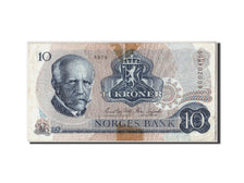 Norvegia, 10 Kroner, 1978, KM:36c, Undated, BB