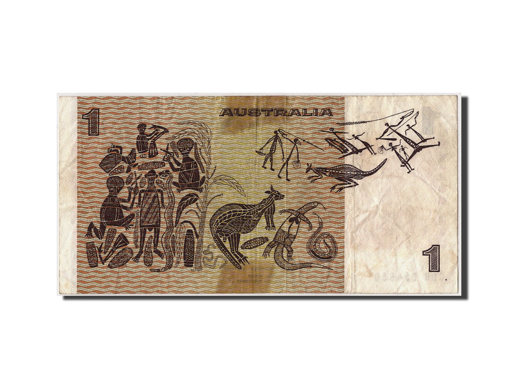 Australia, 1 Dollar, Undated (1976), KM:42b1, Undated, MB+