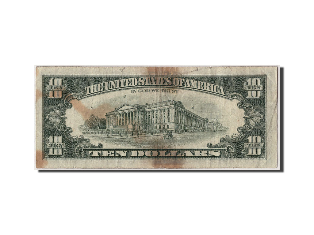 United States, Ten Dollars, 1974, KM:2223, Undated, VF(30-35)