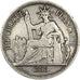 Indochine, 1 Piastre, 1888, Paris, EF(40-45), Silver, Lecompte #269, 27.13