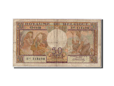 Belgium, 50 Francs, 1956, KM:133b, 1956-04-03, VF(20-25)