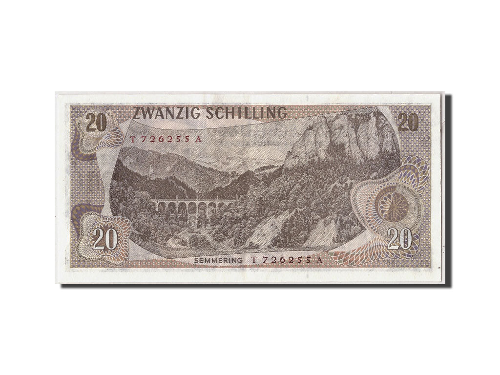 Banknote, Austria, 20 Schilling, 1967, 1967-07-02, KM:142a, AU(50-53)
