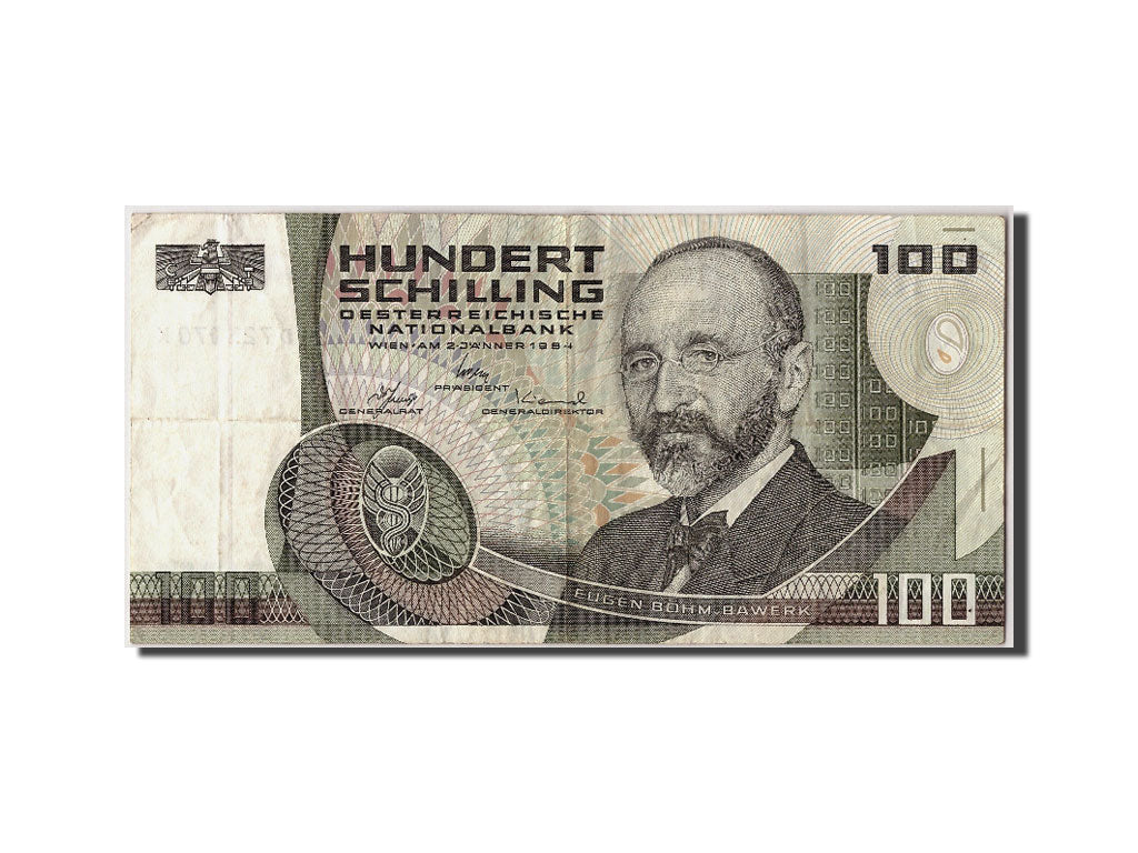 Austria, 100 Schilling, 1984, KM:150, 1984-01-02, BB