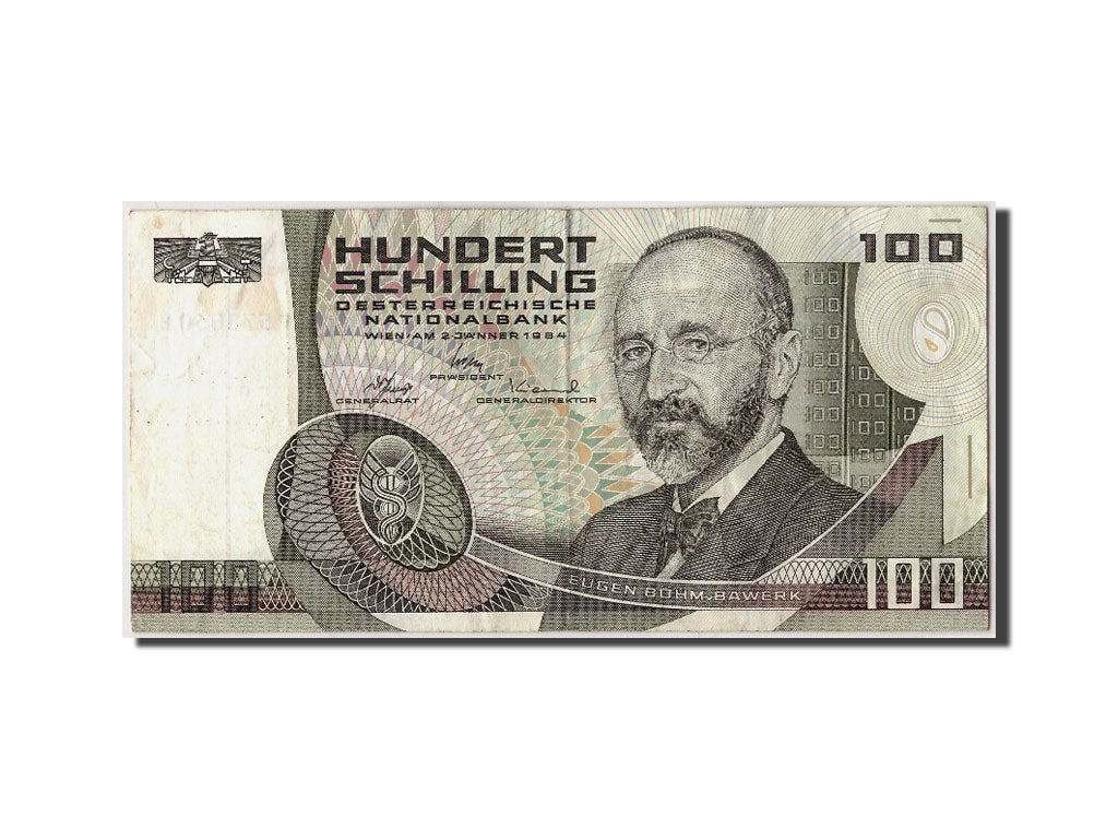Österreich, 100 Schilling, 1984, KM:150, 1984-01-02, AU(50-53)