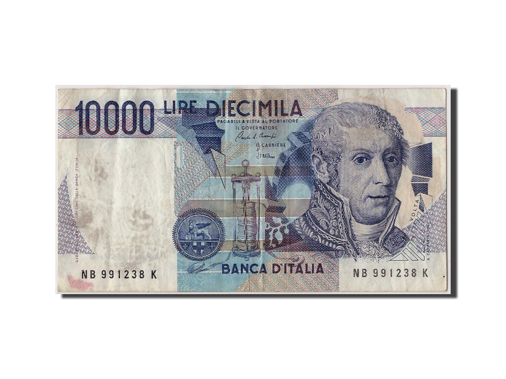 Italia, 10,000 Lire, 1984, KM:112a, 1984-09-03, MB+